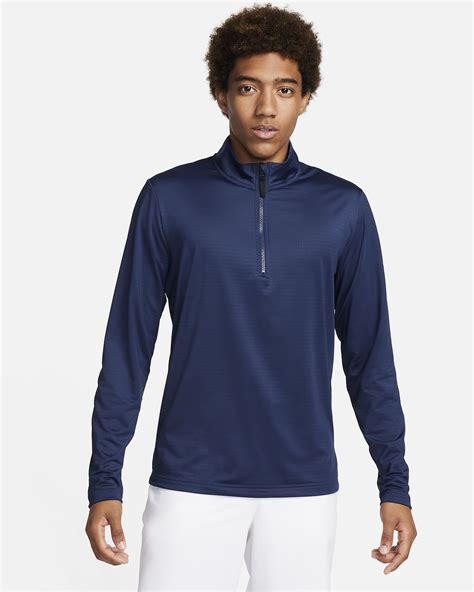 nike dry 1 2 zip tops golf blauw|Nike Victory Men's Dri.